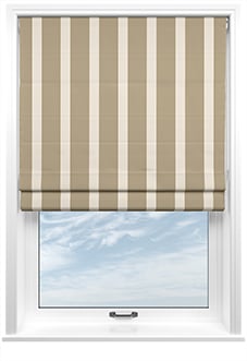 The British Stripe Co. Henry, Chilterns No.1 - Twist&Fit Roman Blind